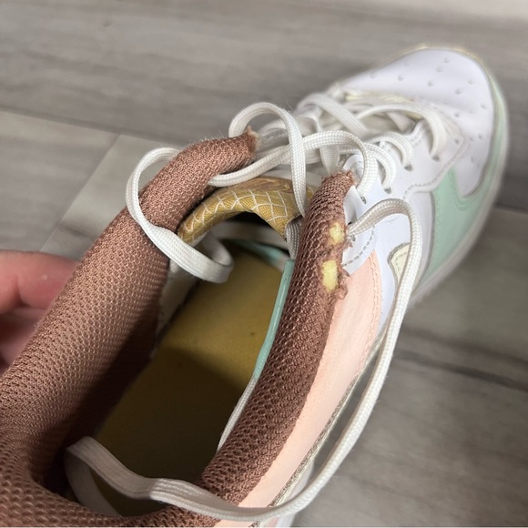 Nike Air Force 1 Low GS Ice Cream Girls 5Y or women’s 6.5 Cute Sneakers - Picture 8 of 8